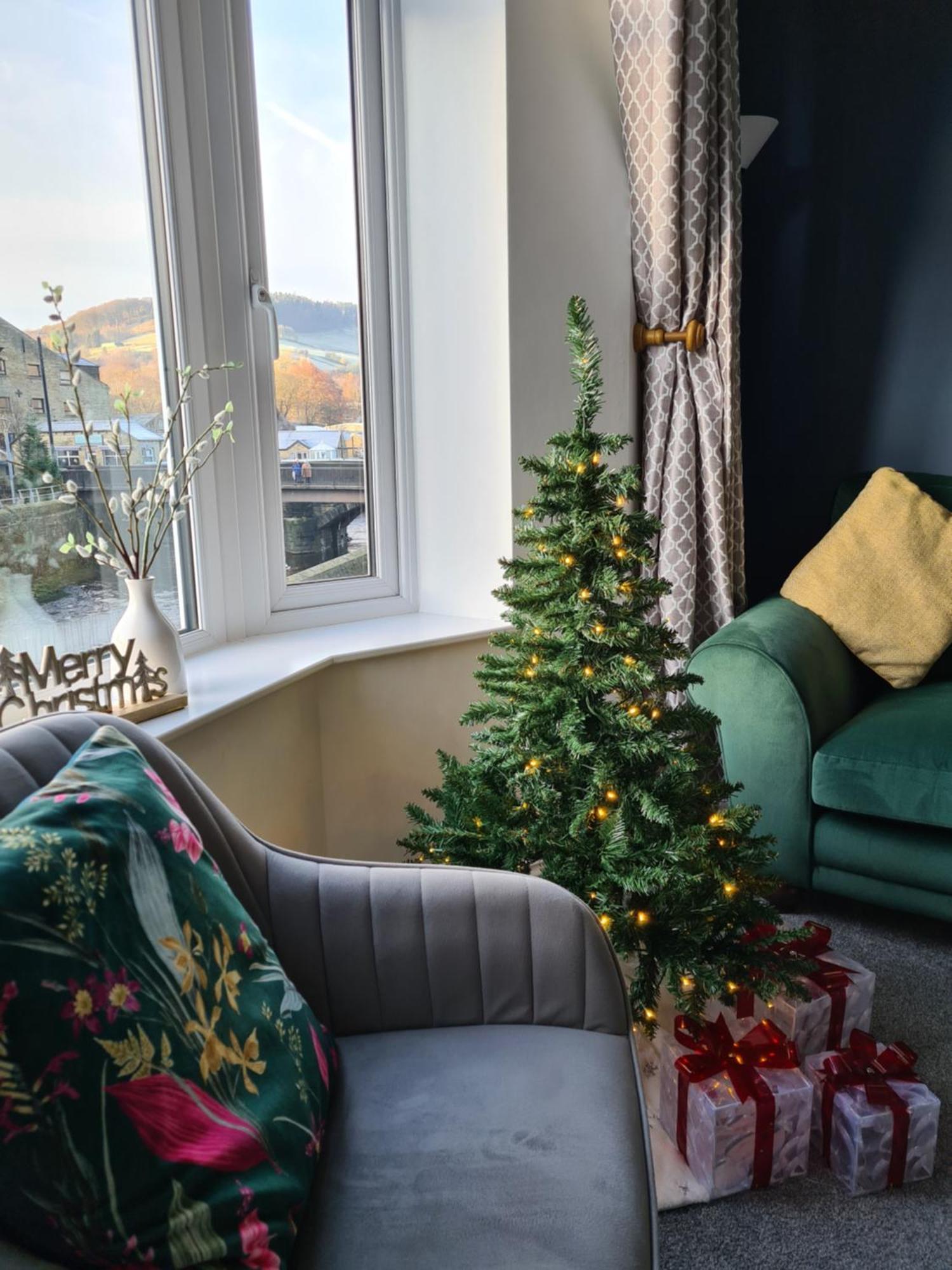 Modern River View Mytholmroyd Apartment Kültér fotó